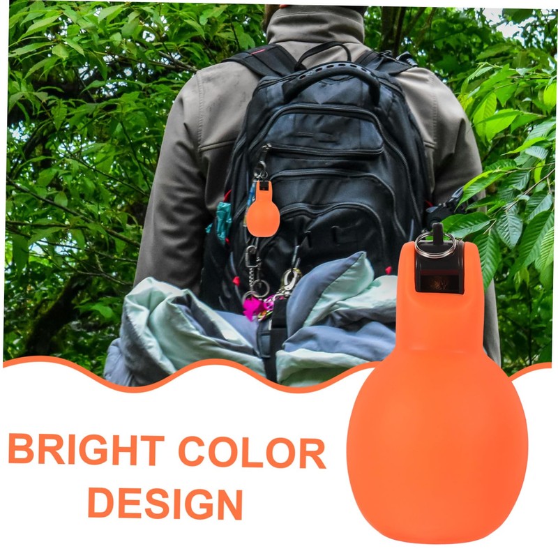 Abaodam Portable Small Squeeze Whistle Bright Design Outdoor Survival Whistle