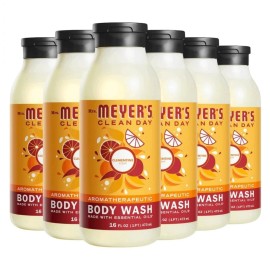 Mrs. Meyer's Clean Day Body Wash Biodegradable Unisex Clementine 16 Oz 6 Pk