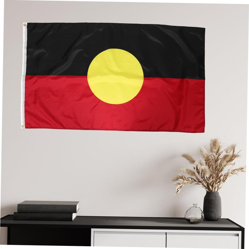 Kisangel Indigenous Flag Fade Resistant Polyester Banner for Display Celebrating