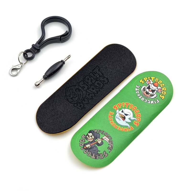 SPITBOARDS 34 mm x 96 mm Pro Fingerboard Set-Up (Complete)
