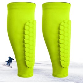 Soccer Shin Guard Sleeves, Kids Shin Guards Soccer Age 6-8 Breathable Shin Guards Comfortable Sleeve Socks for Kids and Adults Breathable Shin Guard Sleeves(Green) (Size-S)