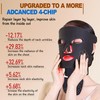 Red Light Therapy for Face and Neck, Rechargeable Infrared Mask,