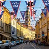 VE Day 80th Anniversary Flag Bunting, 10M 30PCS VE Day
