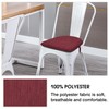 baibu 14x14 Inches Metal Dining Chair Pads Set of 4,