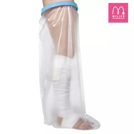 Mylife 미라이프 기브스 깁스 방수커버 성인용 다리롱 [아주 작은 사이즈 다리] Miralife Gibbs Waterproof Cover for Adults Leg Long [Very Small Size Leg]