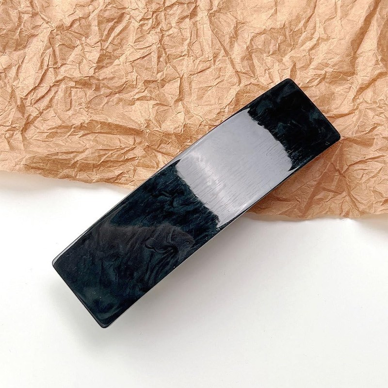 Nakanoya AMBT38 Barrette, 3.1 inches (80 mm), Plastic, Resin, Cellulose