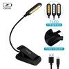 VAVOFO Rechargeable Clip-On Reading Light with 9 Brightness Levels