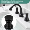 PARLOS Pop Up Drain Stopper with Overflow for Bathroom Sink