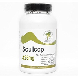 Naturetition Supplements Scullcap 425mg ~ 200 Capsules - No Additives