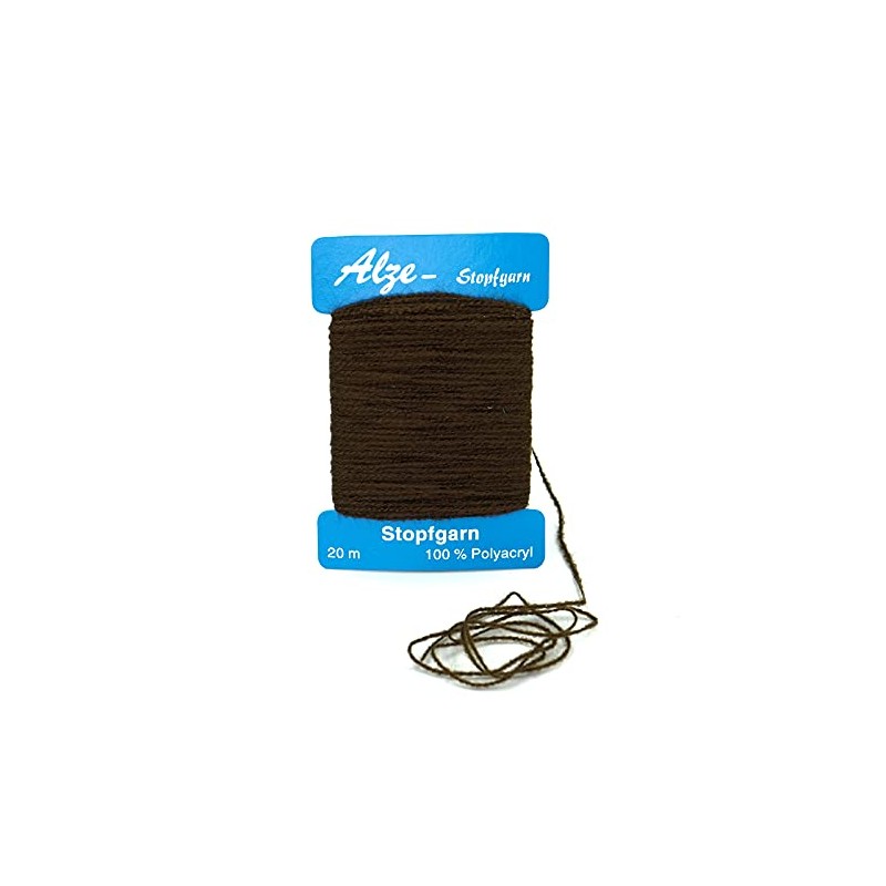 Trimz Darning Wool, Dark Brown, 1x20m