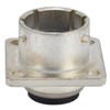 2 Pin Socket Square Flange Screw Mounting Power Connector Electric