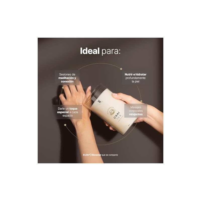Vela de Soya para Masaje Corporal 120 Horas de Duración.
