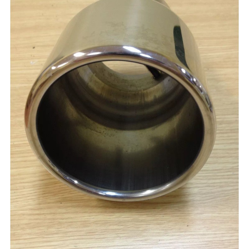 D&D UNIVERSAL FIT 3 3/4"" ROUND STAINLESS STEEL EXHAUST TAIL