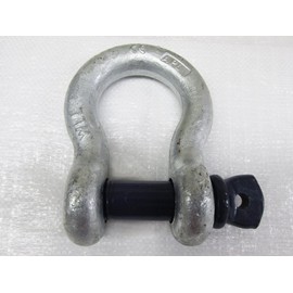 Bow Shackle with Screw Pin 3.25 Ton (Lifting Towing Galvanised Steel 3250KG)