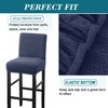 HFCNMY Bar Stool Covers,2 Pack Stretch Bar Stool Covers with