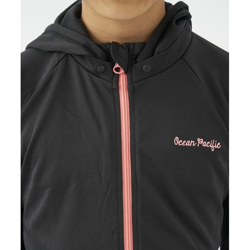 Ocean Pacific 569433 Kids One-Point Logo Rash Guard, Black