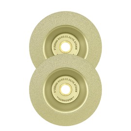 BRSCHNITT 2pcs Diamond Grinding Cup Wheel 5 Inch - Diamond Cutting Disc for Dekton Porcelain Tile Ceramic Granite Marble Grinding Disc Fits 7/8-5/8 Inch Arbor 125mm