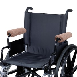 TOMMHANES AMISGUOER Wheelchair Armrest Pads 9 Inch Wheelchair Arm Rest Covers Wheelchair Arm Pads Wheelchair Armrest Pads Washable (WP09N-10B)
