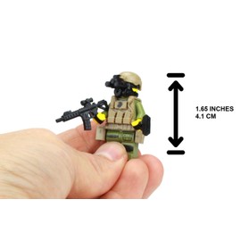 Battle Brick 1.6 Inches Tall Marine Expeditionary Unit (MEU) Visit Board Search Seizure Custom Minifigure | Genuine Military Minifig | Legs Printed in USA | Great Gift for Ages 10+ to Adult AFOL