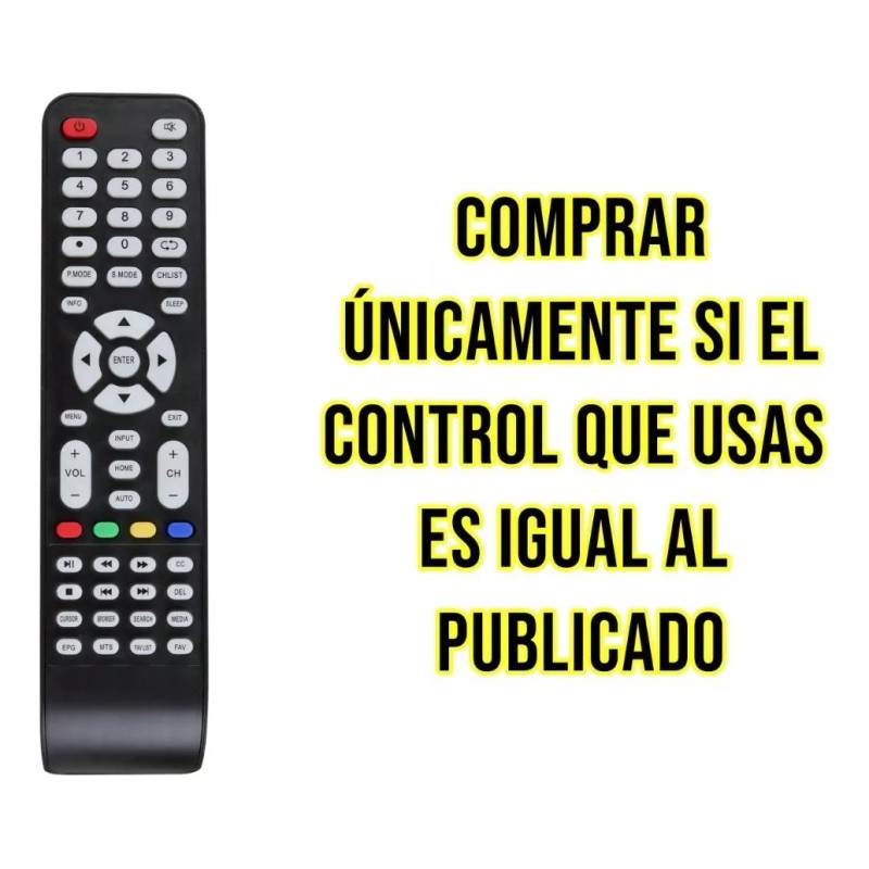 Control Compatible Ghia Smart Tv Modelo Q43dfhds8-q
