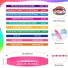 100-Pack Inspirational Bible Verse Bracelets – Christian Wristbands for Bulk