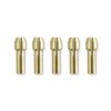 2460-20 M12 Rotary Tool Collets -5Pcs Brass Collets Grinding Machine