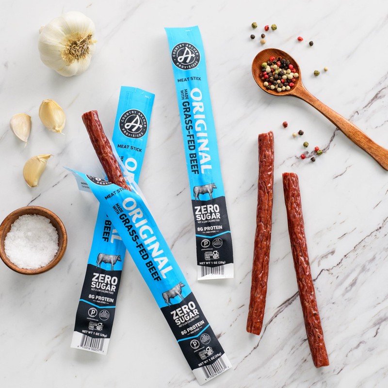 Country Archer Beef Jerky Sticks - Grass Fed Beef Sticks