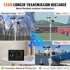 7-in-1 Wi-Fi Weather Station, 7.5 in Color Display, Home Weather