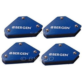 US Pro Bergen 4 Pack Multi Angled 9 Pound Magnetic Welding Holder