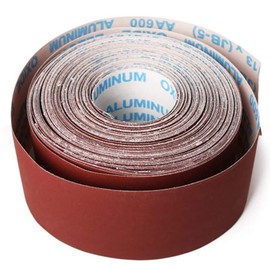 Emery Cloth Roll, 1mx95mm Multi-function Cloth Sandpaper Abrasive Flexible Cloth Sanding Paper for Contoured Surface & Curved Surface Grinding Polishing (80#)