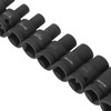 Tap Socket Set, 9 Square Tap Socket 1/2 Drive Pipe