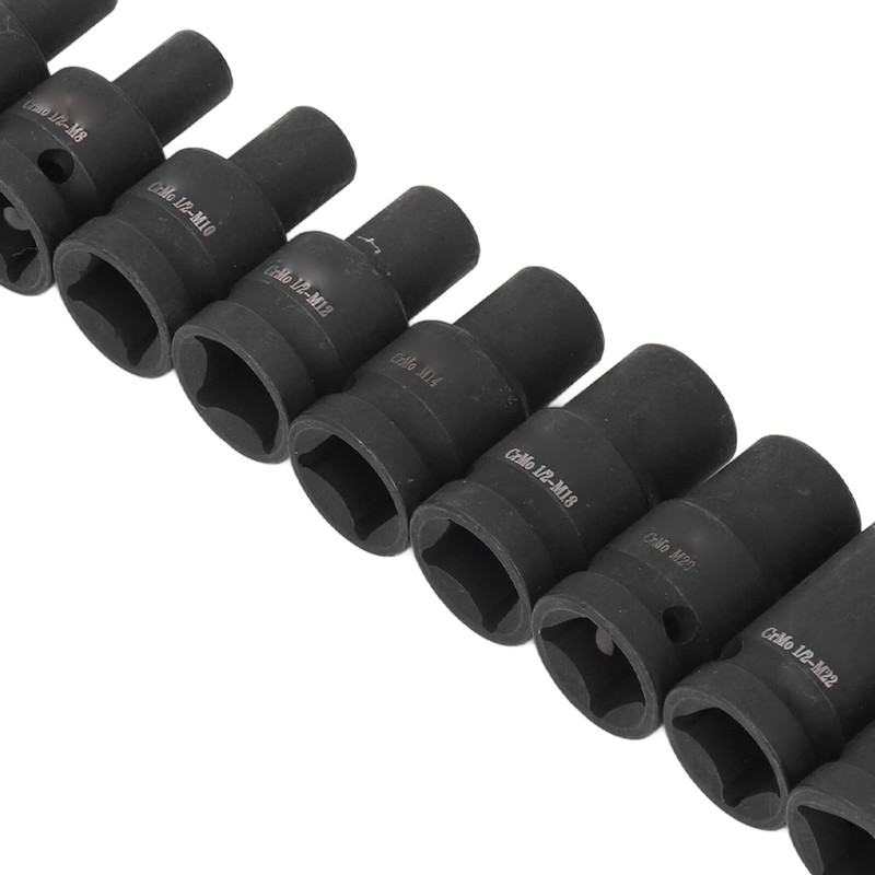 Tap Socket Set, 9 Square Tap Socket 1/2 Drive Pipe