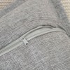 Madizz Set of 2 Linen Cushion Covers with Broad Edge