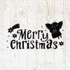 Merry Christmas Decals Peel and Stick - Wall Vinyl Decals
