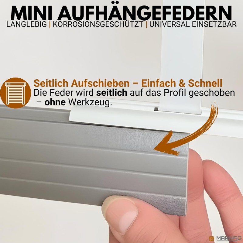 markiso | Roller shutter suspension spring locking spring steel spring