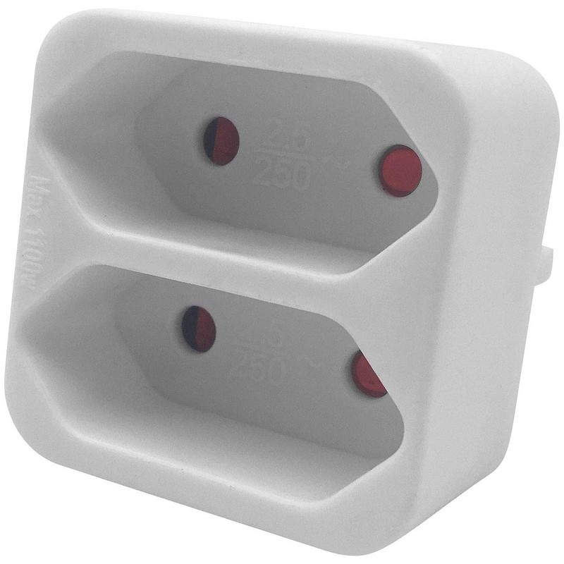 revolt Double Plugs: Set of 8 Socket Adapters to 2-Way