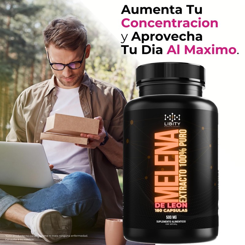 Melena de Leon Extracto 100% Puro (180 Capsulas de 500mg)