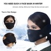 KIVETAI Half Face Mask Winter Warmer Dust Mask Windproof Mouth