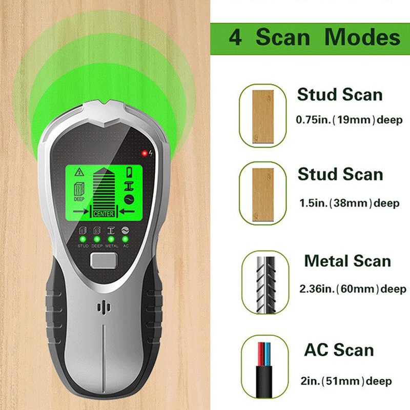 SH201 4 in 1 Wall Scanner Sensor Handheld Digital Wall