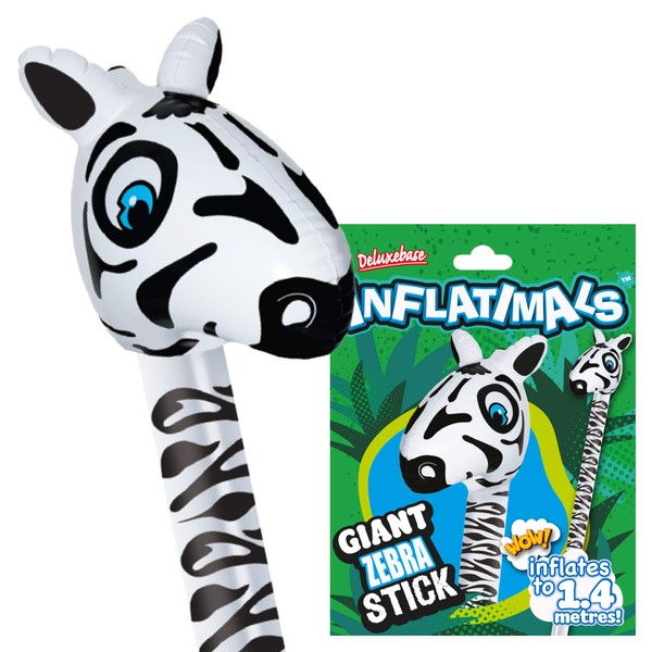 Inflatimals - Zebra from Deluxebase. Giant Inflatable Safari Animal Blow