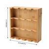 aichilra Bamboo Spice Rack, 3 Tier Spice Organizer for Kitchen