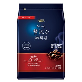 AGF A Little Luxurious Coffee Shop Regular Coffee Mocha Blend 8.5 oz (240 g) [Coffee Powder]