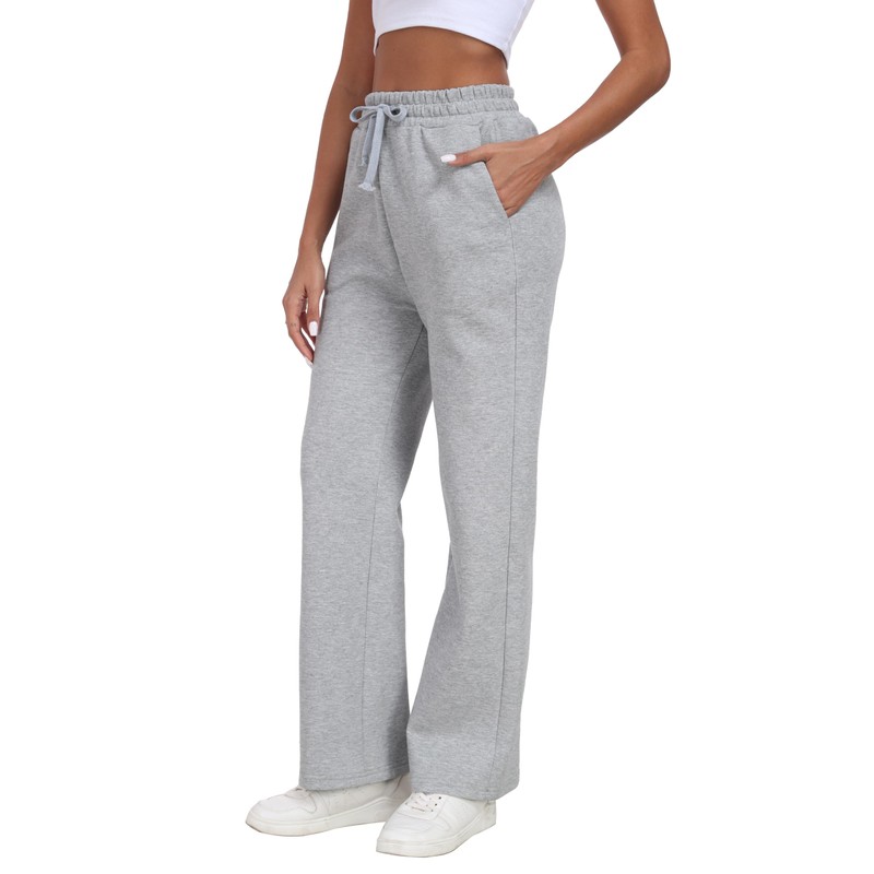 LIGHTBACK Women's Wide Leg Sweatpants Lounge Jogger Pants Loose Drawstring