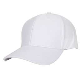 Great Call Athletics | Professional Referee Hat | White | Premium Poly Spandex Flex Fit Cap | Football (Large/XL (7 3/8-7 5/8))