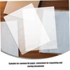 Operitacx 20pcs Paper Sleeves Sheet Protectors Bulk Binder Pockets Paper