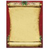 Christmas Scroll Holiday Letterhead Laser & Inkjet Printer Paper (100