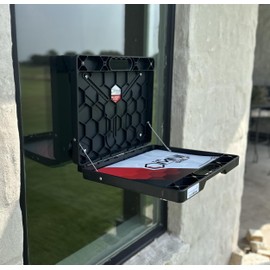 The Omni Shelf Portable Workstation, Magnets & Suction Cups, Laptop Stand & Tool Holder, 40 lb. Capacity, Hands-Free, 17" x 15" x 3" (Model # OS-MS)