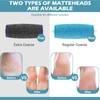 10 Pack Replacement Roller Heads for amop-Pedi Perfect Refills Include