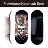 RACOFSB 36mm Pro Fingerboard with Wooden Finger Skateboard Deck Upgraded