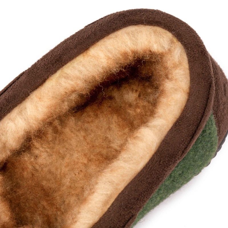 RockDove Men's Hearthfire Memory Foam Moc Slipper, Size 8 UK